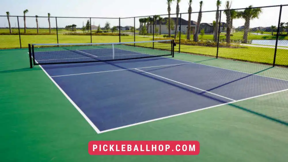 Pickleball court size overview