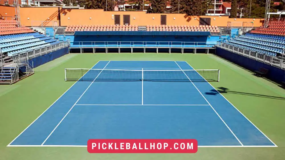 Tennis court size overview