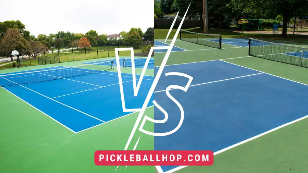 Pop Tennis Courts vs Pickleball Courts